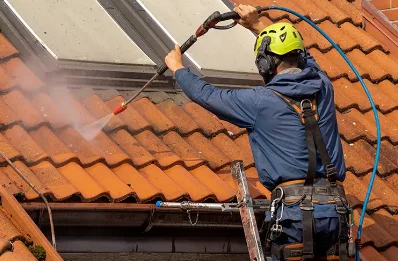 Démoussage et hydrofuge de toiture à Villegats